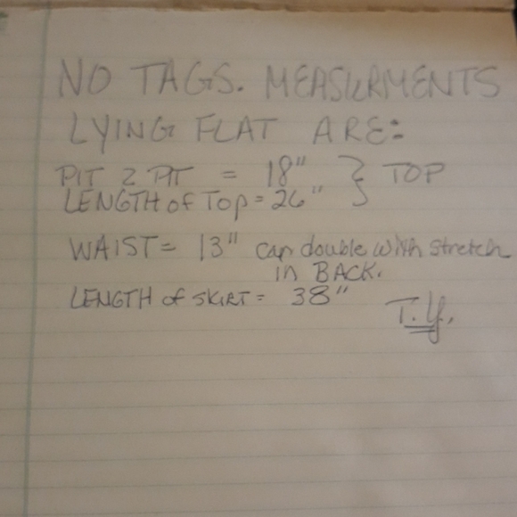 Vintage skirt set - Picture 11 of 11